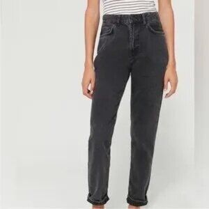 Urban Outfitters BDG High-waisted Mom Black Wash/Faded Jeans Size 26